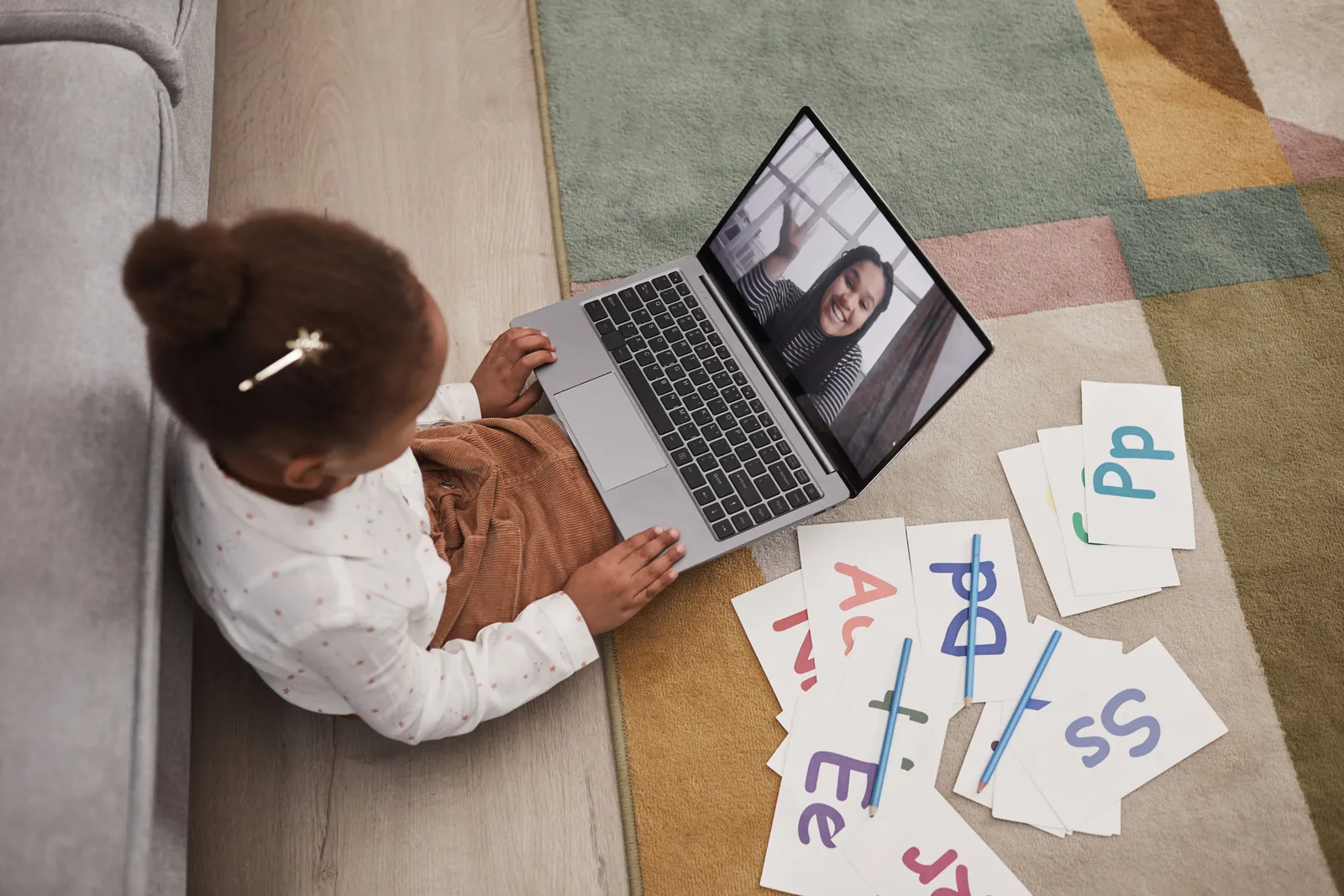 A parent adding up special education costs at home