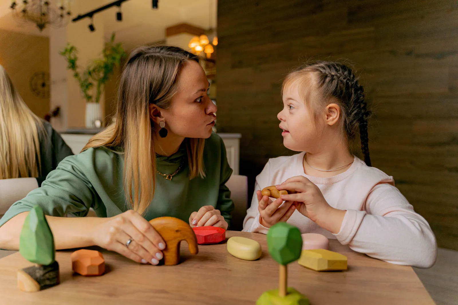 A child in an occupational therapy session