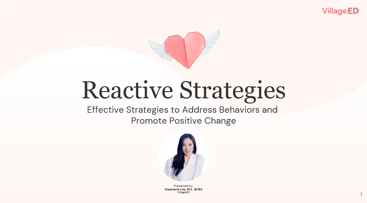 Reactive Strategies