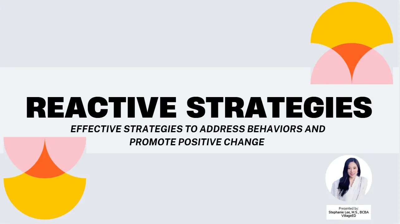 Reactive Strategies